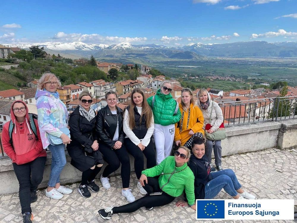 Individualios priežiūros darbuotojo profesijos moksleivės stažuotė Italijoje